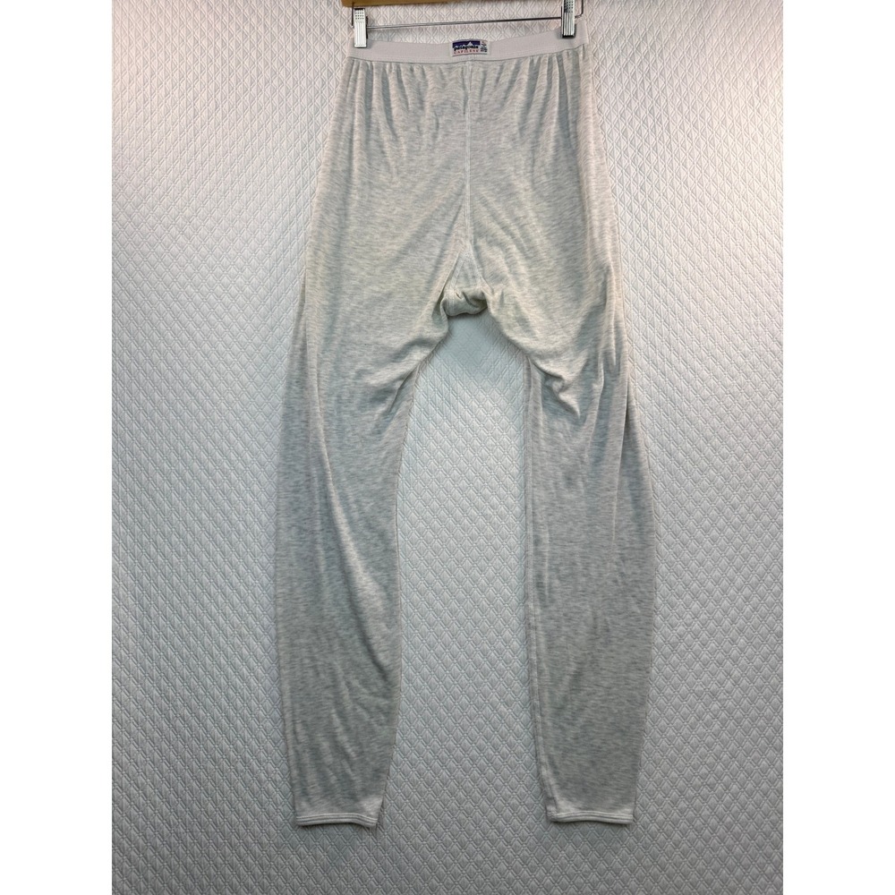 Patagonia Capilene Mens XL Heather Grey Base Layer Pants Vintage Made in USA